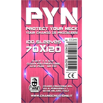 pyn 70x120 - confezione da 100 bustine protettive