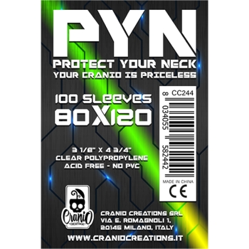 pyn 80x120 - confezione da 100 bustine protettive