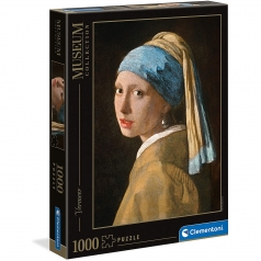 la ragazza con l'orecchino di perla - puzzle 1000 pezzi museum collection