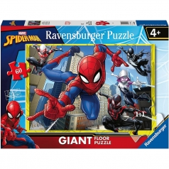 spiderman - puzzle 60 pezzi pavimento