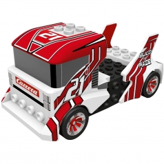 carrera go!!! - build 'n race truck white