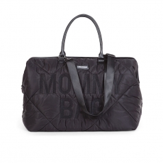 mommy bag trapuntata borsa fasciatoio - 55 x 30 x 40 cm - nero - include materassino per il cambio!