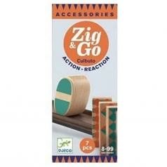 zig & go - domino in legno 7 pezzi