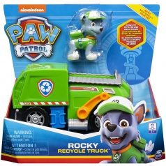 paw patrol - rocky con veicolo