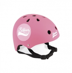 casco bikeloon rosa per bicicletta