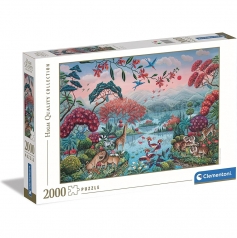 the peaceful jungle - puzzle 2000 pezzi