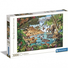 african waterhole - puzzle 3000 pezzi
