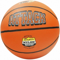 attack - pallone in gomma - taglia standard 7 (basket)