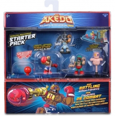akedo - starter pack set 4 personaggi + 1 joystick