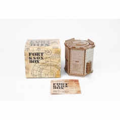 fort knox box - rompicapo manuale in legno