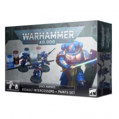 warhammer 40k: assault intercessors + paint set