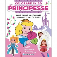 principesse. colorare in 3d. ediz. a colori