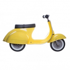 primo classic scooter cavalcabile in metallo - giallo