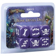 rum and bones - set di dadi bone devils