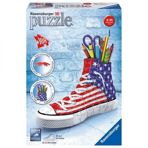 sneaker american style - puzzle 3d 108 pezzi: 1