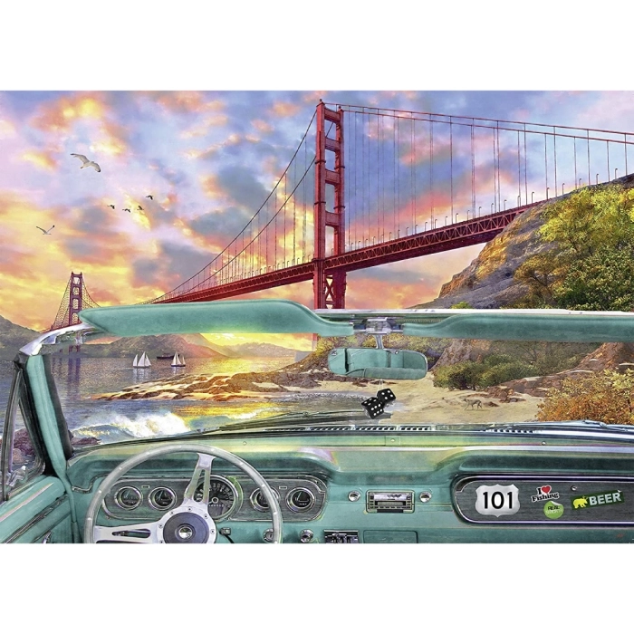 golden gate - puzzle 1000 pezzi