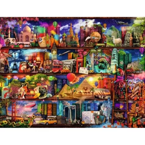 miracoloso mondo dei libri - puzzle 2000 pezzi