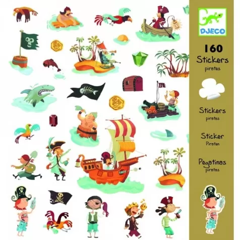 pirati - 160 stickers