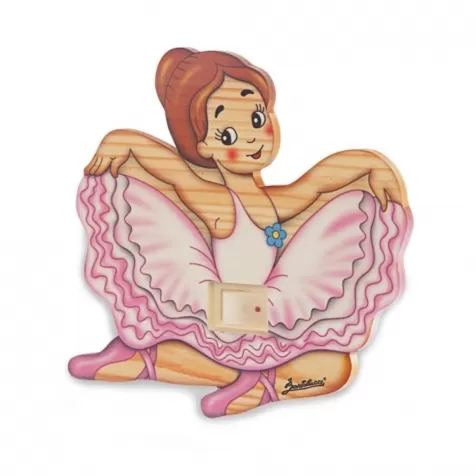 luce da notte ballerina seduta