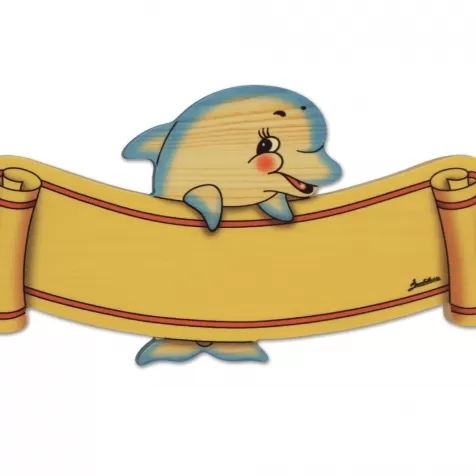 targa piccola delfino