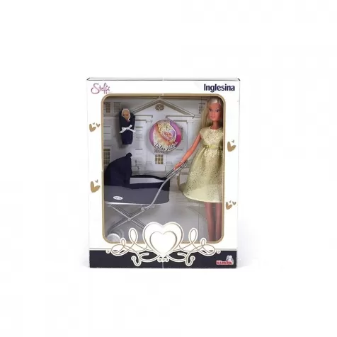 steffi love in dolce attesa con carrozzina inglesina