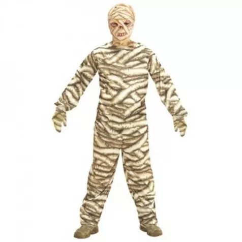 costume mummia 158cm - casacca pantaloni e maschera