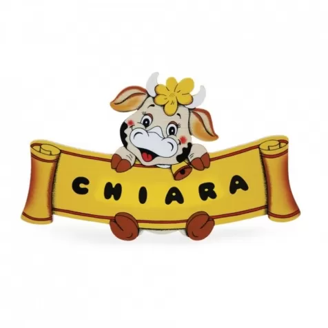 targa piccola mucca