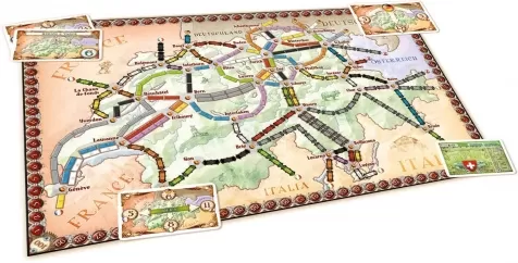 ticket to ride india + switzerland