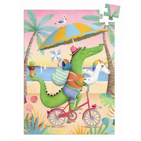 croco beach - mini puzzle 60 pezzi