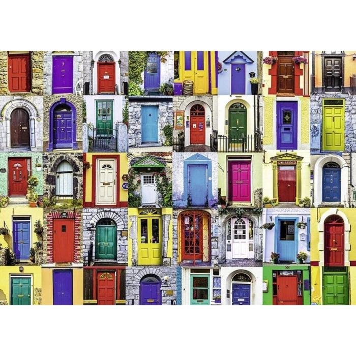 porte dal mondo - puzzle 1000 pezzi