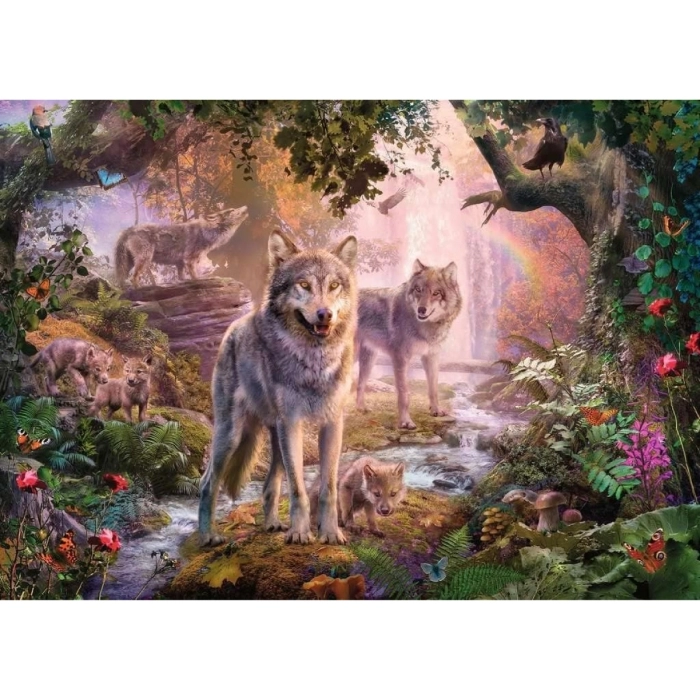 lupi d'estate - puzzle 1000 pezzi