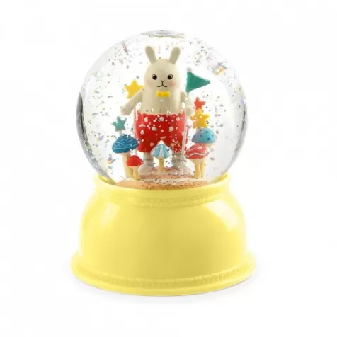 palla di neve con coniglietto - luce notturna