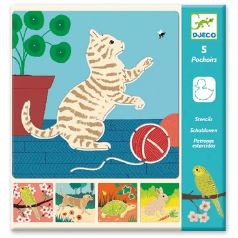 stencil - amici animali domestici