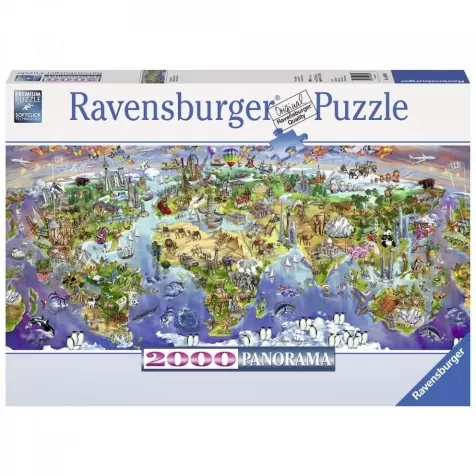 le meraviglie del mondo - puzzle 2000 pezzi
