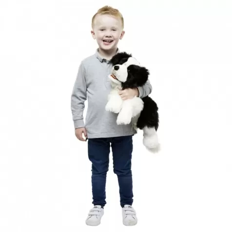 marionetta peluche border collie