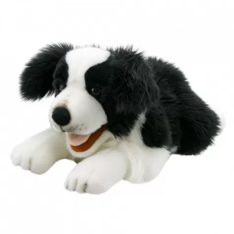 marionetta peluche border collie