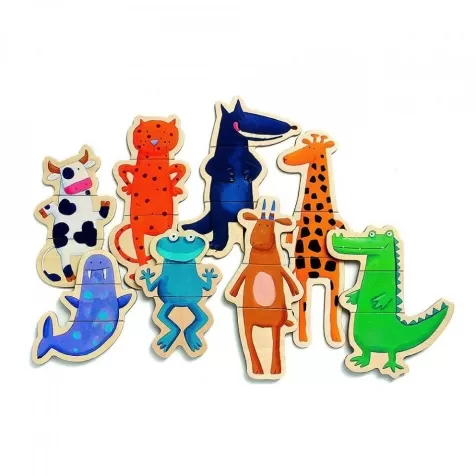 crazy - gioco magnetico in legno con animali: 2