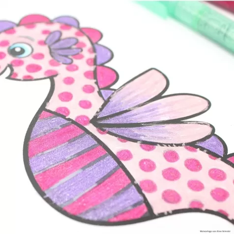 sweet colours - set da 6 pennarelli glitter: 4