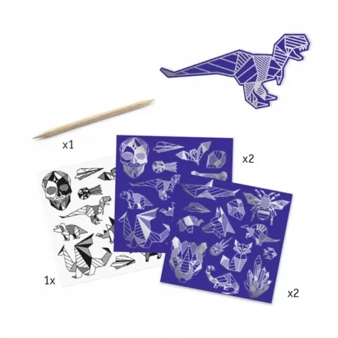 ferro - stratch art stickers: 2