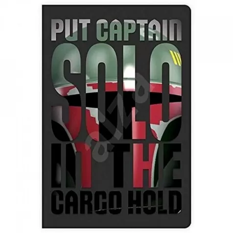 notebook boba fett - quadernino a righe