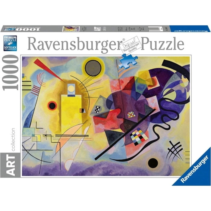 kandinsky: yellow, red, blue - puzzle 1000 pezzi