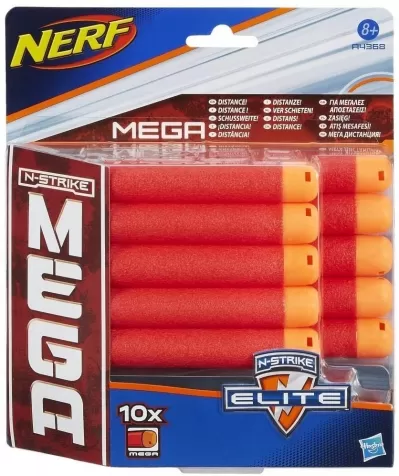 HASBRO Nerf Mega Dardi X 10 a 4,99 €