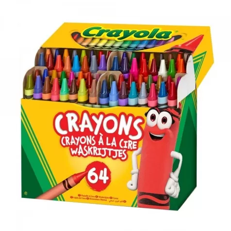 set 64 pastelli a cera