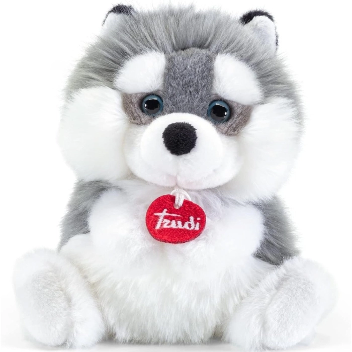 fluffy - husky - peluche 20cm