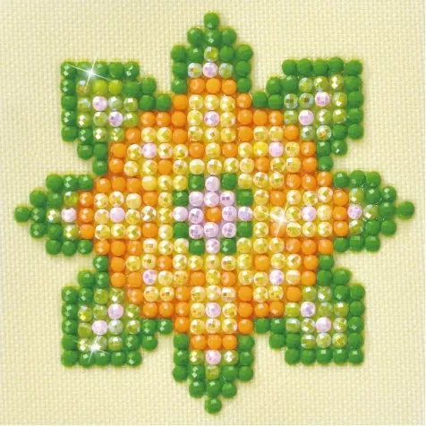 flower mandala 1 - diamond dotz starter dds.029