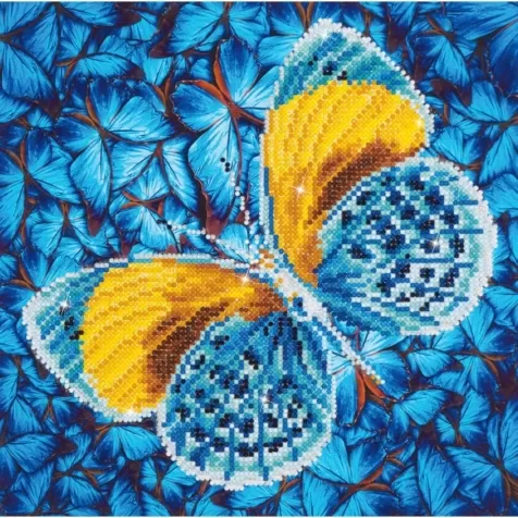 flutter by gold - diamond dotz intermediate dd5.016 30.5x30.5cm