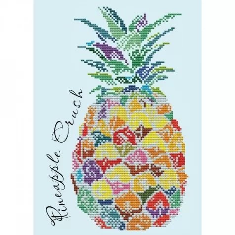 pineapple crush - diamond dotz intermediate dd6.006 28x39cm