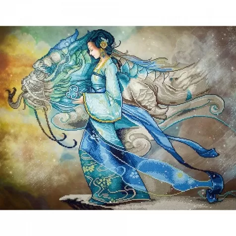 dragon princess - diamond dotz advanced dd15.014 85x67cm