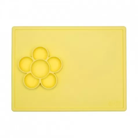 play mat - tovaglietta in silicone giallo limone