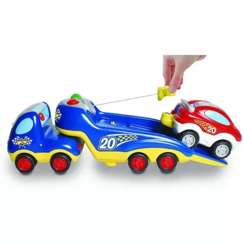 rocco's big racing - camion e automobile con 2 personaggi